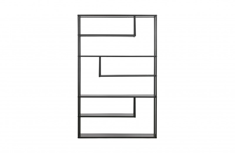 SHELF HONG OFFSET 120 BLACK METAL - CABINETS, SHELVES